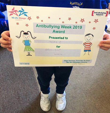 Children running together